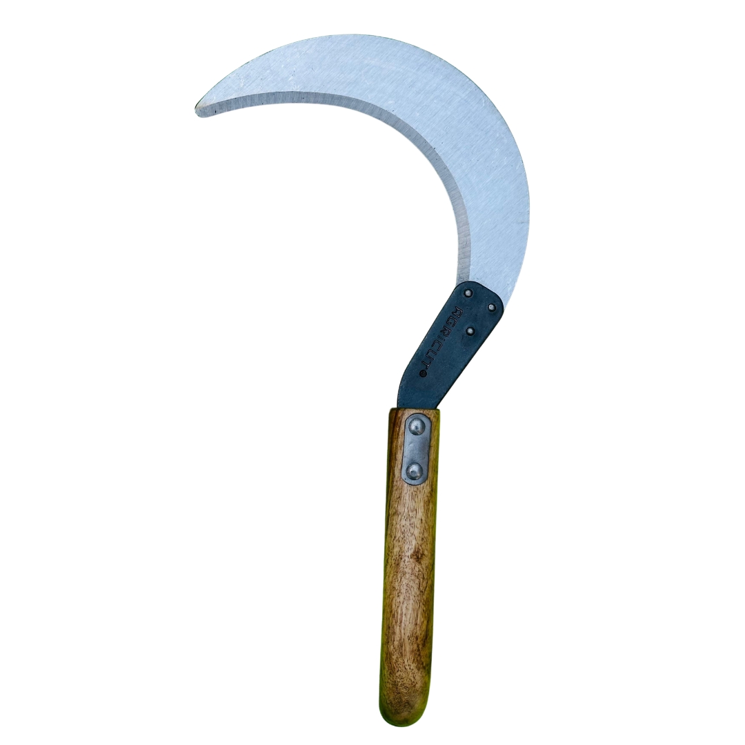 ASW-113R HIMACHAL TYPE SICKLE WOODEN HANDLE 7